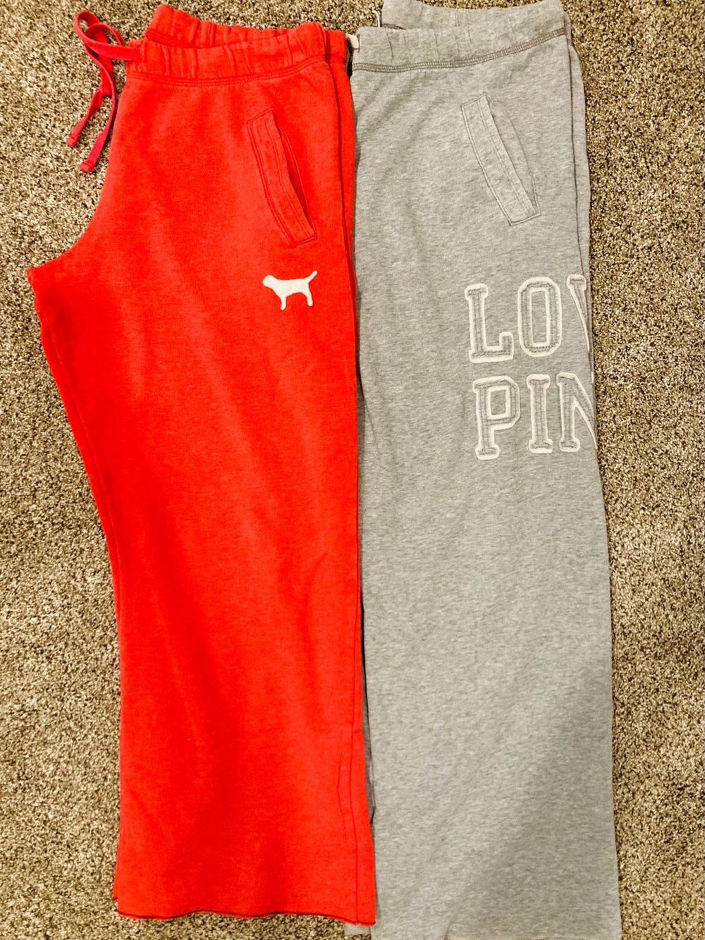 ✨PINK Victoria's Secret -Bundle Boyfriend Sweatpants✨